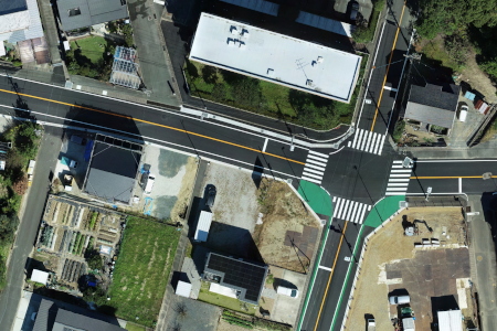 雄踏小山山崎線道路改良工事